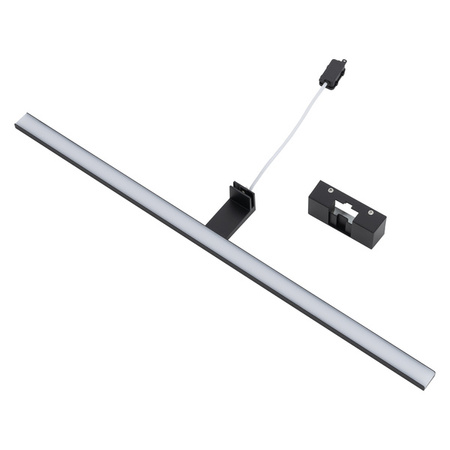 Kinkiet CEZANNE LED WHITE L 80cm 15W barwa ciepła 3000K IP44 | czarny