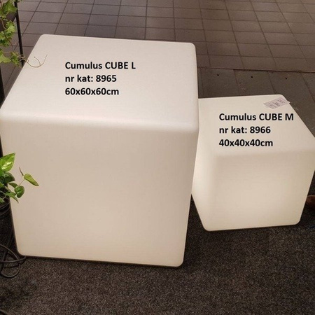 Świecąca kostka do ogrodu CUMULUS CUBE M 40cm 8966