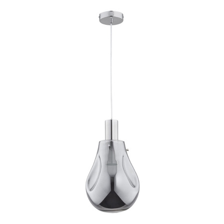 Designerska lampa do sypialni TOMBER E27 wys. 90cm | chrom