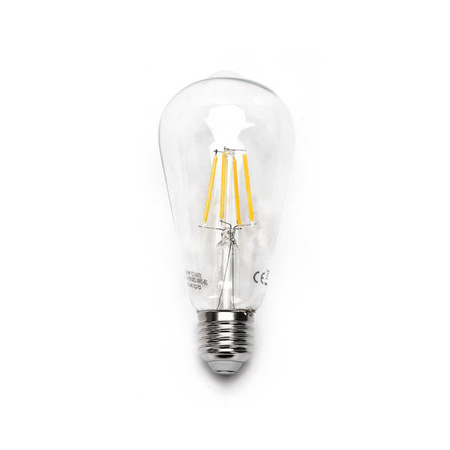 Żarówka Filament LED ST64 E27 8W ciepła 2700K