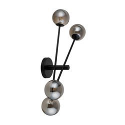 Lampa ścienna, kule ORO KINKIET POCZWÓRNY szary 32089