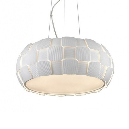 Lampa wisząca nad stół, do salonu biała ambient Zuma Line SOLE śr.46cm 5xE27