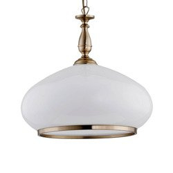 Lampa wisząca ALFA PARIS ZŁOTA 1xE27 38cm | 118