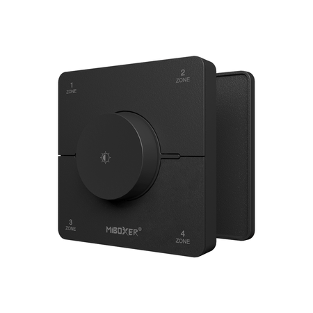 Obrotowy pilot K0S MONO+CCT LED 4 STREFY | czarny