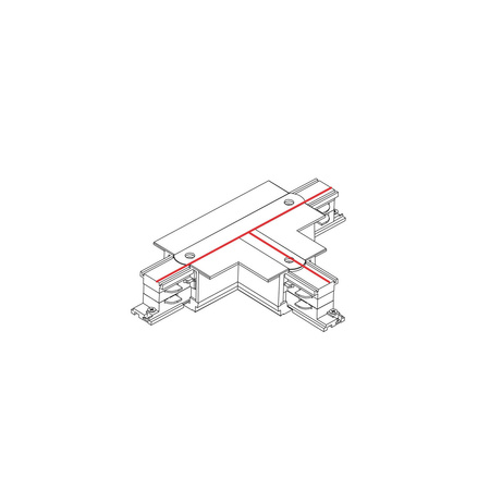 Łącznik T podtynkowy CTLS RECESSED POWER T CONNECTOR LEFT -2 T-L2 8240 lewy czarny