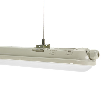 Liniowa oprawa hermetyczna LIMEA GIGANT IK09 IP65 20W 4000K dł. 60 cm  | szary