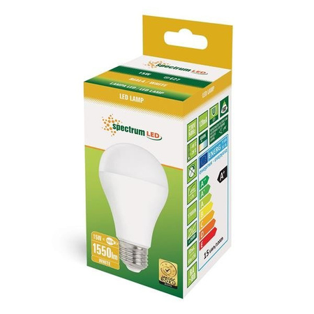 LED GLS  E-27 230V 15W NW SPECTRUM