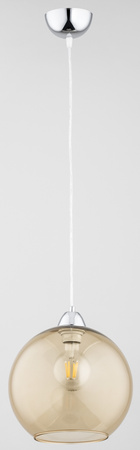 Lampa wisząca do salonu RICO E27 wys. 80cm | beżowy