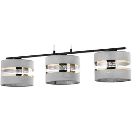 Nowoczesna lampa wisząca SARA 3 ZWIS szary 32155