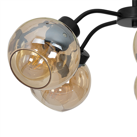 Nowoczesna lampa sufitowa SOFIA AMBER 5