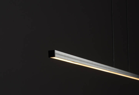 Lampa wisząca BAR LED M 150 cm 24W  barwa ciepła 3000K | czarny