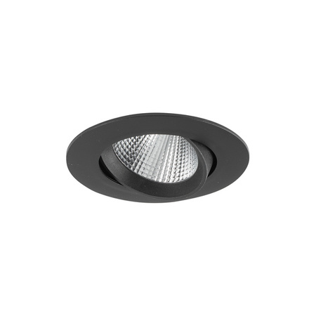 Lampa wpuszczana EGINA LED szer. 9cm 5W barwa neutralna 4000K | czarny