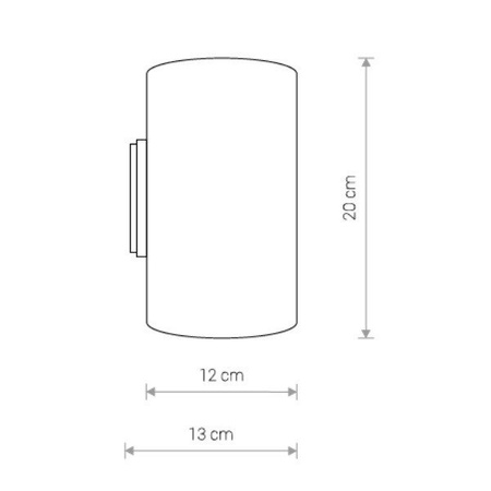 Kinkiet TUBE Graphite 9318