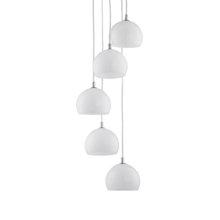 Lampa wisząca zwis WATERFALL biała śr. 28cm