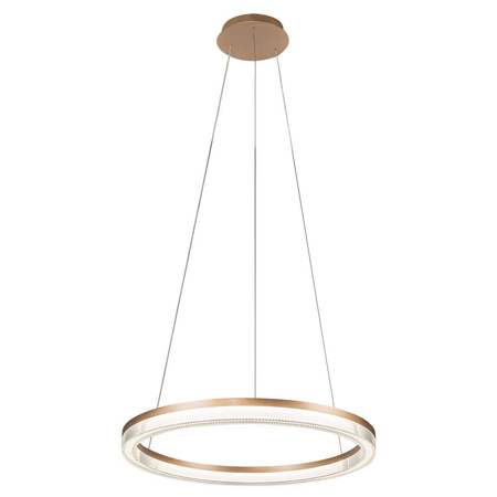 Lampa wisząca Midway Cristal duża triangle 1xLED LP-033/1P L GD Cristal Triangle