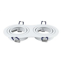 Oczko II biała oprawka GU10 / MR16