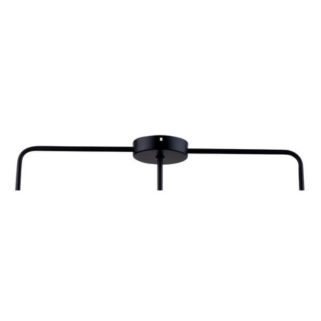 Lampa sufitowa plafon elipsa LINDA 3 PL czarny 31887