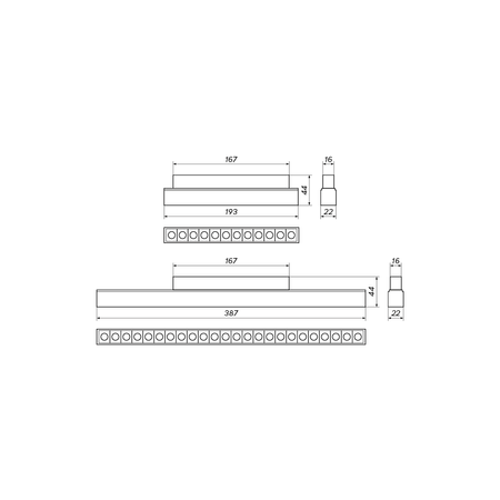 Oprawa magnetyczna punkty LED MultiLINE DOTS S 12W 3000K 19,5cm | biały