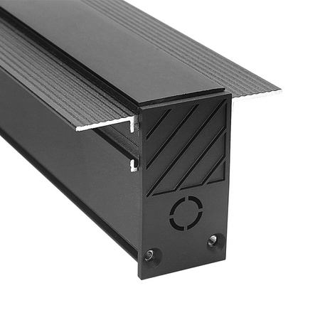 Szyna podtynkowa LED DOMENO niskonapięciowa LL-20C 200cm | czarna