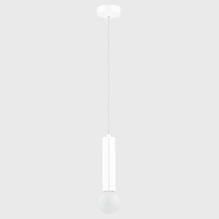 Lampa wisząca ALFA JAZZ BIAŁA 1xE27 10cm | 60914