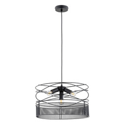 Lampa wisząca diuk net czarna 4xe27 40cm | 63227