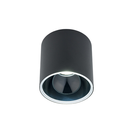 Lampa sufitowa plafon HALO LED | czarna 8196