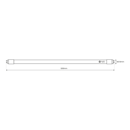 Świetlówka T8 LED 15,5W 2500lm 4000K 120cm