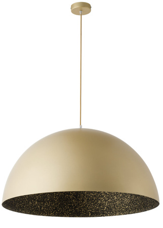 Lampa wisząca do salonu SFERA śr. 50cm E27 60W | złoty czarny