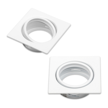Cristaldream Zestaw Downlightów 3xGU10 Max.50W Biały Metal 23050302