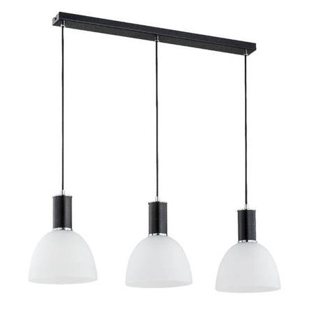 Klasyczna lampa wisząca nad stół DANA 3x E27 wys. 90cm | czarny