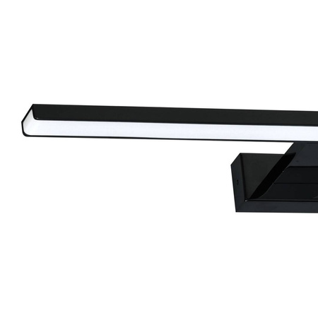 Kinkiet nad lustro do łazienki SHINE LED BLACK 13,8W 60cm | czarny