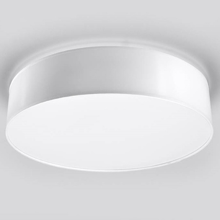 Plafon ARENA PVC Stal biały 15W LED, SL.0129 śr 25cm