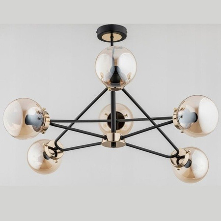 Lampa sufitowa ALFA SAGITO MOSIĄDZ 6xE14 60cm | 25626