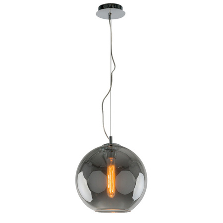 Lampa wisząca SPECTRE śr. 28cm E27 | dymiony