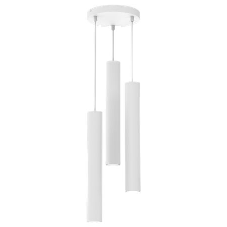 Lampa wisząca HUDSON, MLP8800, biała, 3x8W GU10