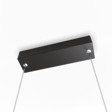 Lampa wisząca Mirror czarna LED CCT