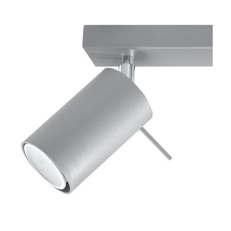 Plafon RING 3 punktowy Stal kolor szarym 40W, SL.0451