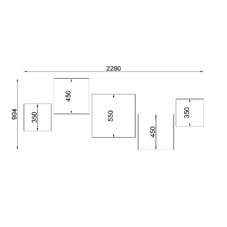 Plafon Sollux HORUS 45 Lampa sufitowa PVC, Stal, biały 3 x 15W LED, SL.0141