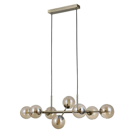 Lampa Erimida dł. 84cm 8xG9 | brąz antyczny