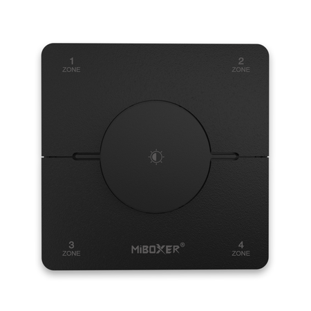 Obrotowy pilot K0S MONO+CCT LED 4 STREFY | czarny