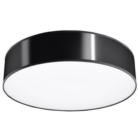 Plafon Arena 45 trzy punktowy stal czarny PVC 15W LED, SL.0124