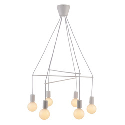 Lampa wisząca ALTO 36-70920 biała matowa 6x40W E27