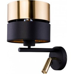 Kinkiet HILTON czarno-złoty 45cm 2579 2579