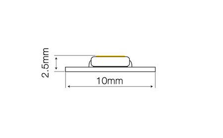 Taśma LED line 700 SMD2835 24V 12W/m 1600-6500K DIM rolka 5m | biały