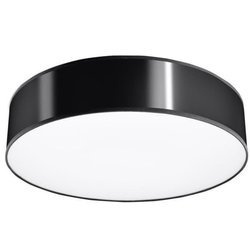 Plafon Arena 45 trzy punktowy stal czarny PVC 15W LED, SL.0124