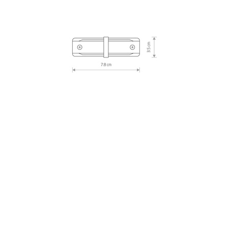 Łącznik wzdłużny PROFILE STRAIGHT CONNECTOR czarny 9453