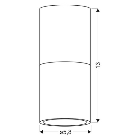 Lampa sufitowa TUBA 2273655, biała + drewno, 1x15W GU10