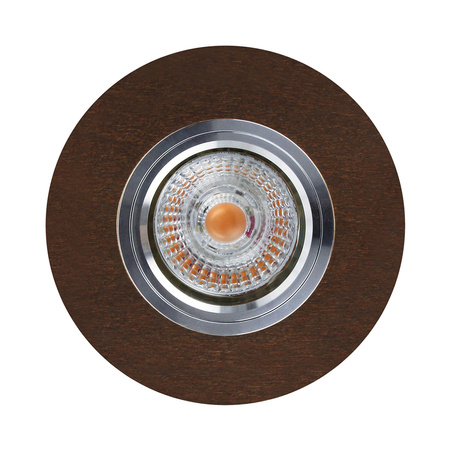 Vitar Wood Round Lampa Sufitowa Incl.1xLED GU10 6W Orzech