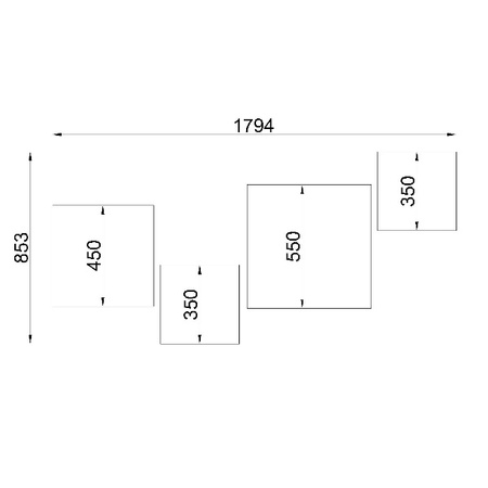 Plafon Sollux HORUS 45 Lampa sufitowa PVC, Stal, biały 3 x 15W LED, SL.0141