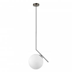Lampa wisząca FABIO dł. 31,7cm E27 | nikiel